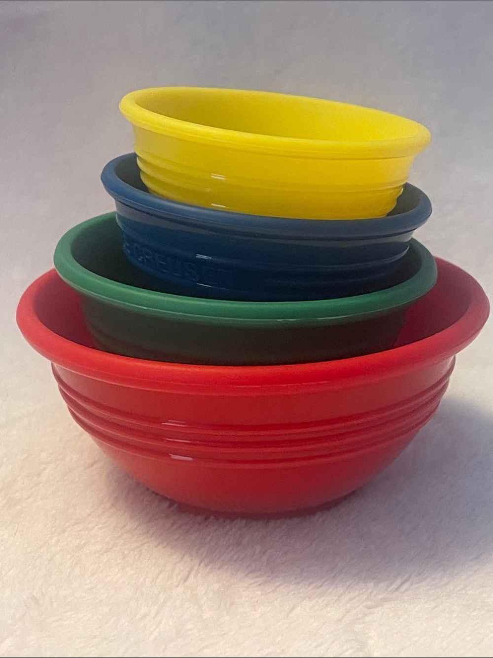 Le Creuset silicone measuring bowls